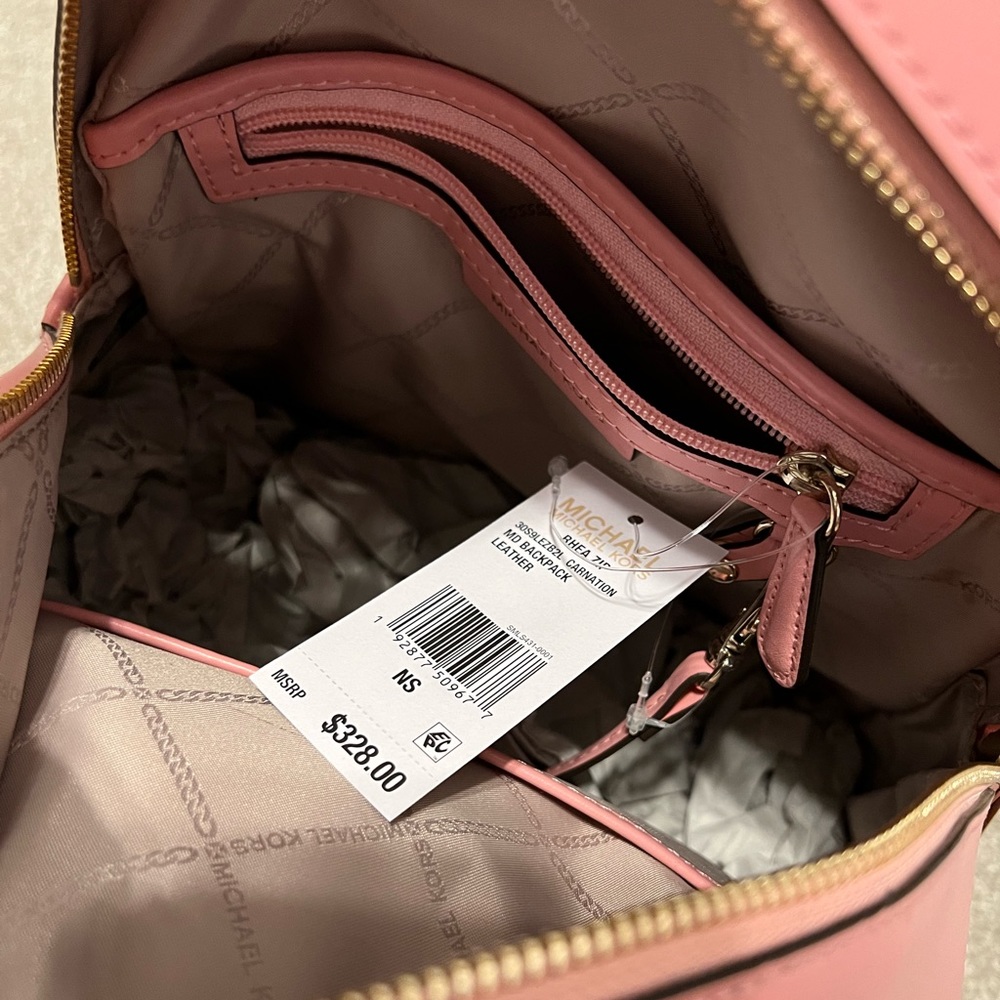 BRAND NEW MK RHEA ZIP IN ~CARNATION~ 🩷 - Picture 11 of 13